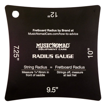 Music Nomad MN603 Precision Radius Gauge Set (2-Pce)