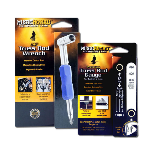 Music Nomad MN610 Truss Rod Neck Relief Measure & Adjust Kit for Taylor® Guitars