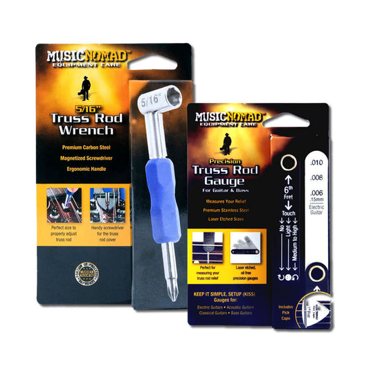 Music Nomad MN611 Truss Rod Neck Relief Measure & Adjust Kit for GIBSON®/PRS® USA Guitars
