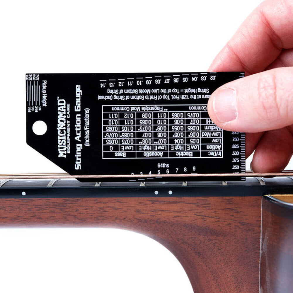 Music Nomad MN614 Truss Rod Gauge & String Action Gauge Bundle