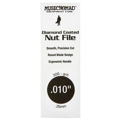 Music Nomad MN650 Diamond Coated 010" Nut File (1-Pce)