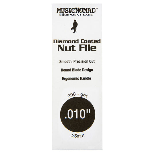 Music Nomad MN650 Diamond Coated 010" Nut File (1-Pce)