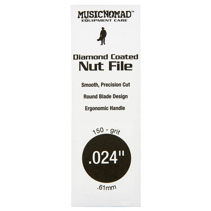Music Nomad Diamond Coated 024" Nut File (1-Pce)