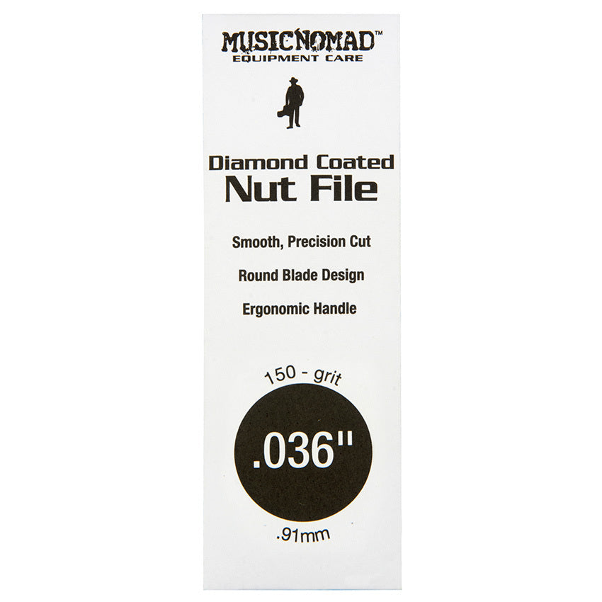 Music Nomad MN657 Diamond Coated 036" Nut File (1-Pce)