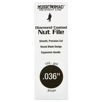 Music Nomad MN657 Diamond Coated 036" Nut File (1-Pce)