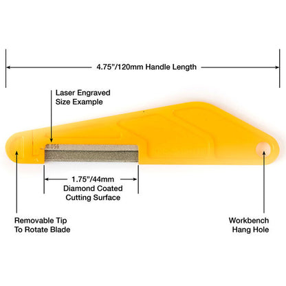 Music Nomad MN676 Diamond Coated Nut File Complete Shop Set (16-Pce)