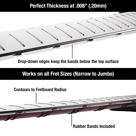 Music Nomad MN805 "Fret Shield" Fretboard Protector Guard for 34" Bass Guitar Fret Scale