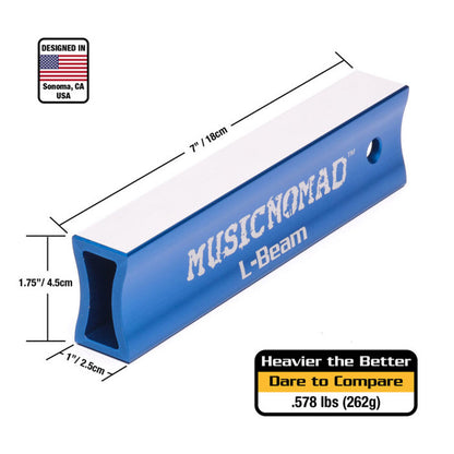 Music Nomad MN810 "Fret Leveler" Leveling (L-Beam) 7" (18cm) for Guitar, Ukulele & Mandolin