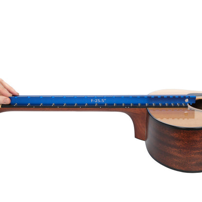 Music Nomad MN821 "Tri-Beam" 3 in 1 Dual Notched Straight Edge & Precision Straightedge