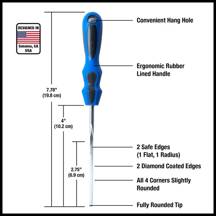 Music Nomad MN830 Diamond Coated Fret End Dressing File (E-File)