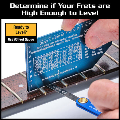 Music Nomad MN870 Precision Fret Rocker+ and Fret Gauge Kit