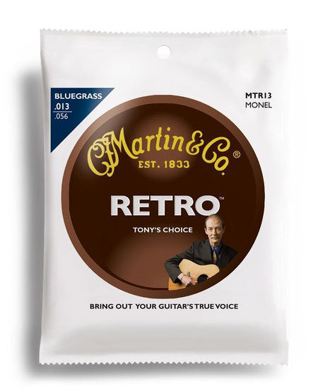 Martin MTR13 Retro "Tony's Choice" Bluegrass Acoustic Guitar String Set (13-56)