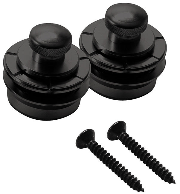 Hennessey NSL7200B Solid Brass Strap Locks in Black - 1 Pair