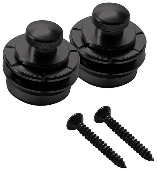 Hennessey NSL7200B Solid Brass Strap Locks in Black - 1 Pair