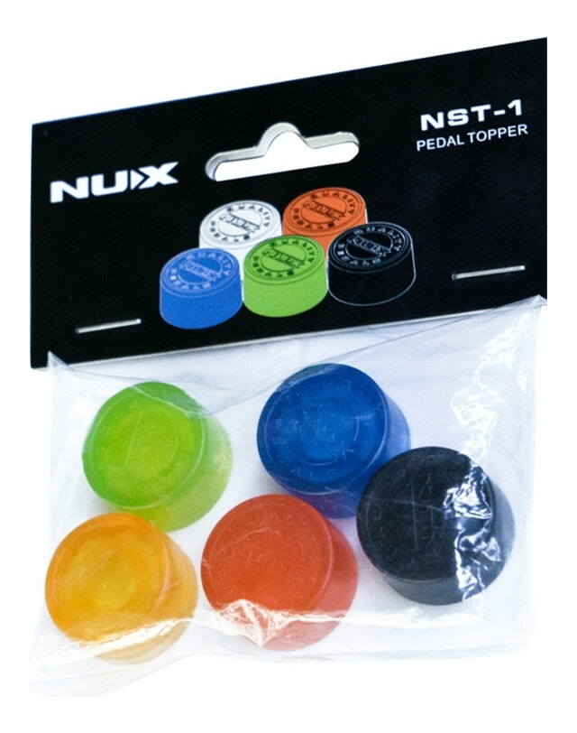 Nux NST-1 Pedal Topper Footswitch Caps Assorted Colours - 5-Pack