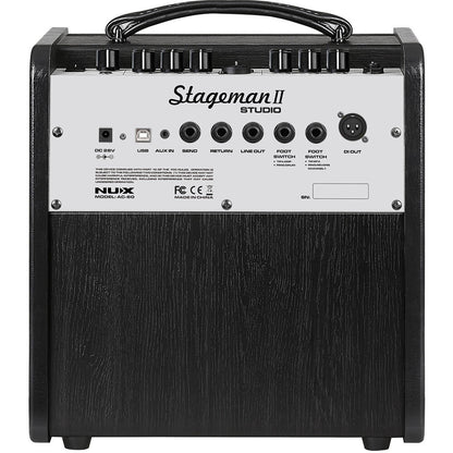 NUX NXAC60 Stageman II Studio, 60W Acoustic Guitar Amplifier with Digital FX
