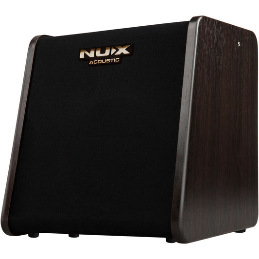 NUX NXAC80 Stageman II Charge, 80W Battery Powered Acoustic Guitar Amplifier with Digital FX
