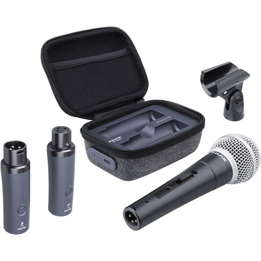 NUX NXB3RC B3RC Digital 2.4GHz Wireless Microphone System Bundle