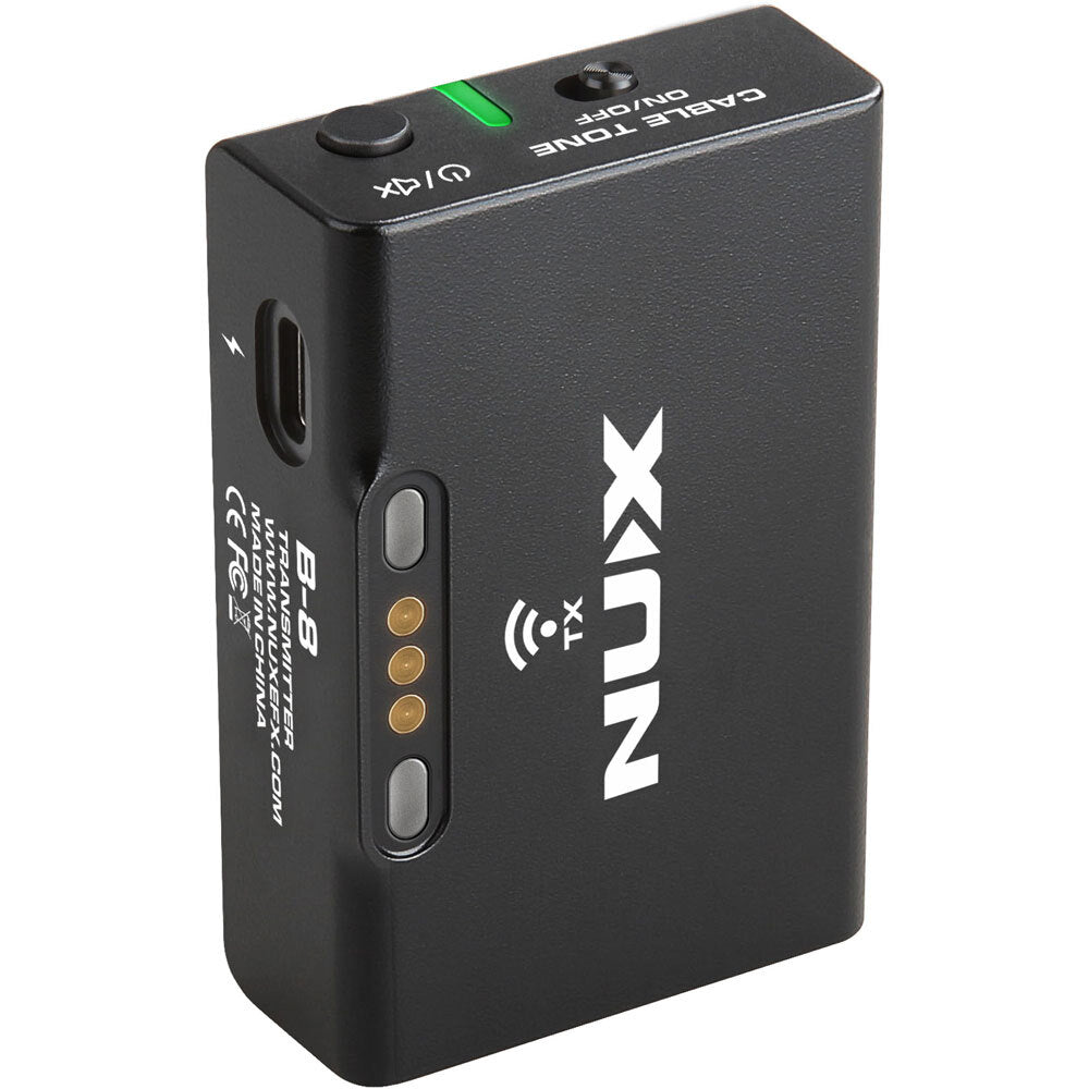 NUX NXB8 B-8 Professional Instrument Digital Wireless System with Pedal Receiver
