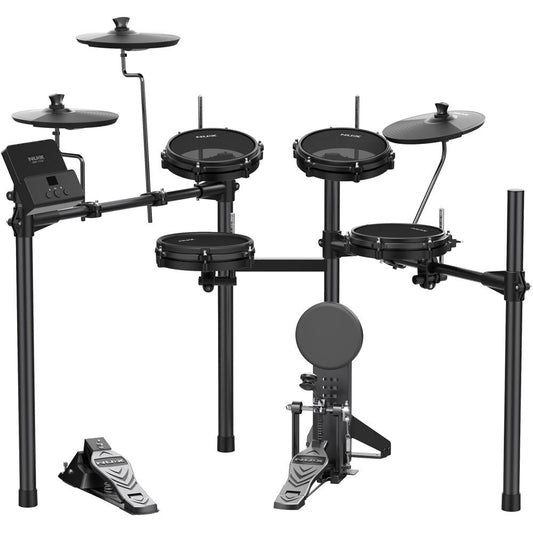 NUX NXDM110 DM110 Portable 8-Piece Electronic Drum Kit with Mesh Heads