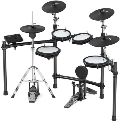 NUX NXDM310H DM310H Portable 9-Piece Electronic Drum Kit with All Mesh Heads