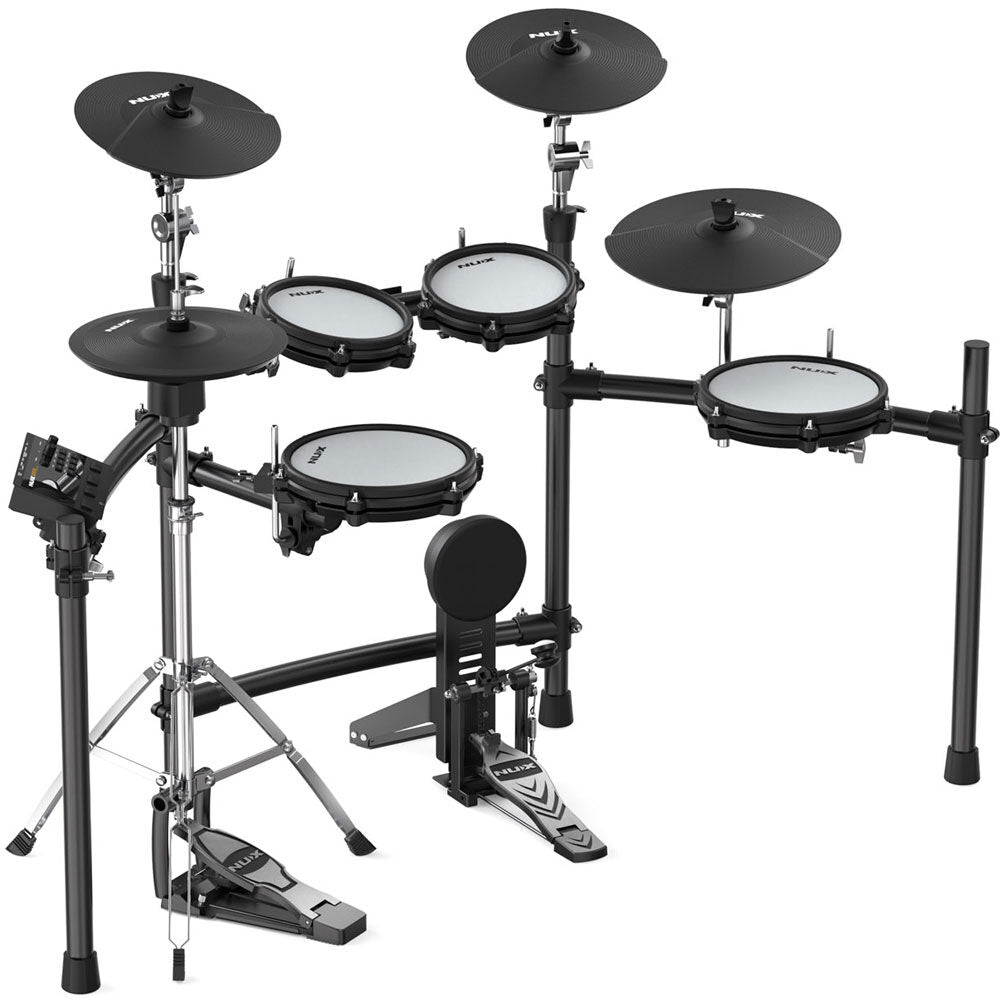 NUX NXDM310H DM310H Portable 9-Piece Electronic Drum Kit with All Mesh Heads