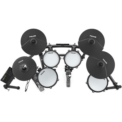 NUX NXDM310H DM310H Portable 9-Piece Electronic Drum Kit with All Mesh Heads