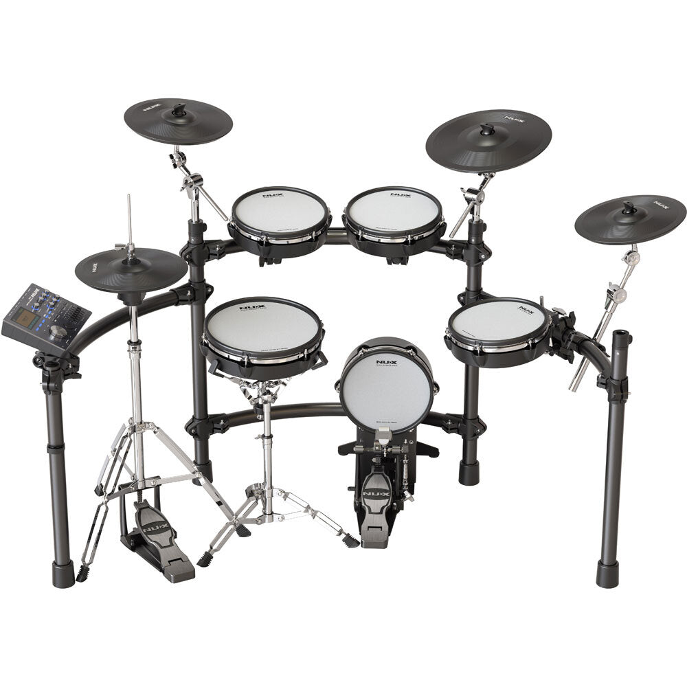 NUX NXDM8 DM8 Professional 9-Piece Electronic Drum Kit with All Mesh Heads