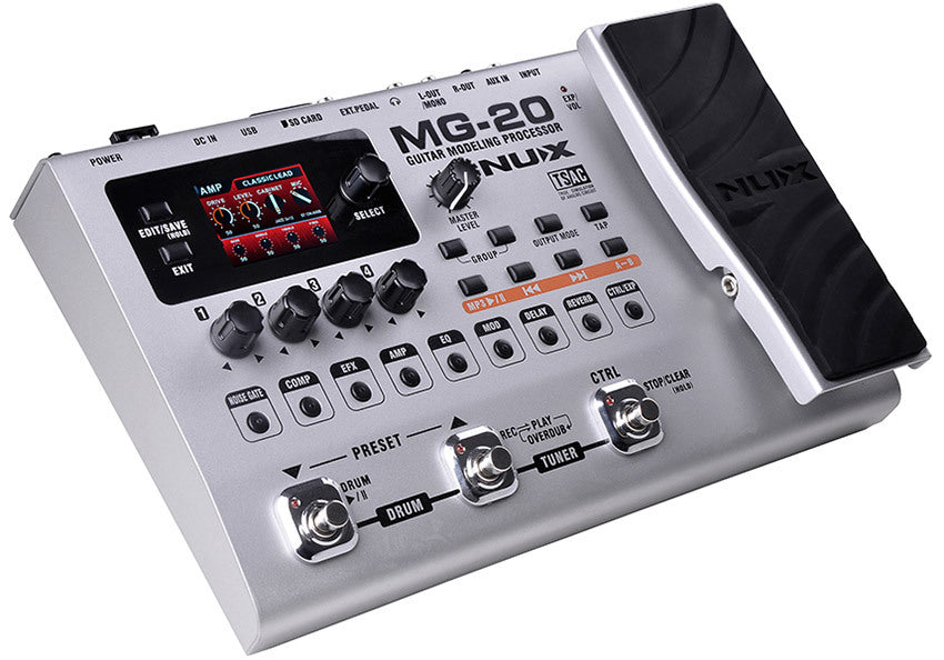 NUX NXMG20 MG-20 Guitar Modeling Processor