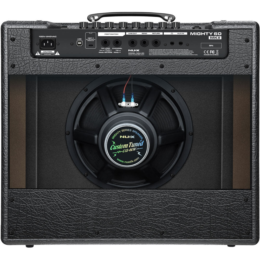 NUX NXMIGHTY60MKII MIGHTY60 MKII Digital 60W Modelling Guitar Amplifier