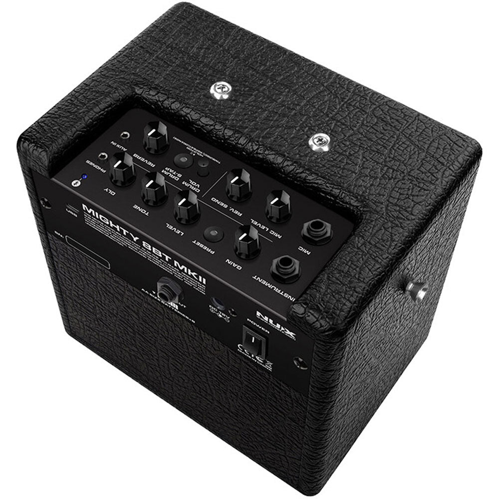 NUX NXMIGHTY8BTII Mighty 8BT MKII Portable Digital 8W Guitar Amplifier with Bluetooth, IR & Effects