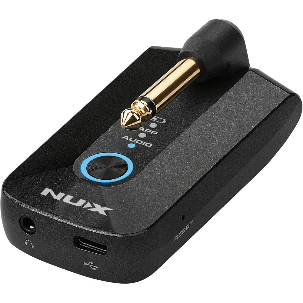 NUX NXMIGHTYPLUGPRO Mighty Plug Pro BT Guitar & Bass Amp Modeling Earphone Amplug