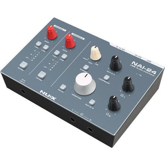 NUX NXNAI24 NAI-24 Professional 2x4, 32-Bit/192kHz USB Audio Interface