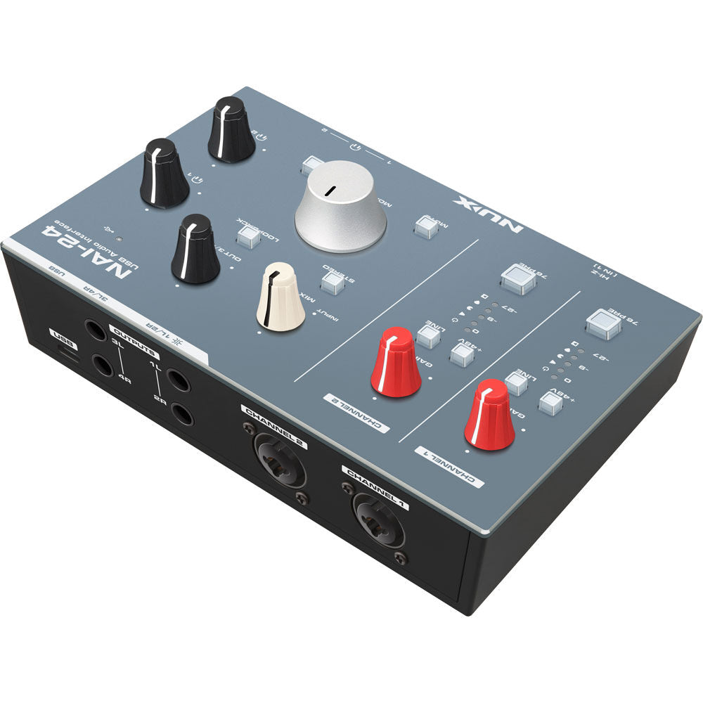 NUX NXNAI24 NAI-24 Professional 2x4, 32-Bit/192kHz USB Audio Interface