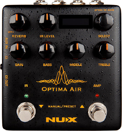 NUX NXNAI5OPTIMA Verdugo Series Optima Air Acoustic Simulator & IR Loader Pedal