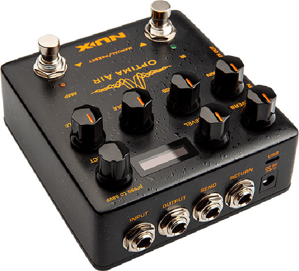 NUX NXNAI5OPTIMA Verdugo Series Optima Air Acoustic Simulator & IR Loader Pedal