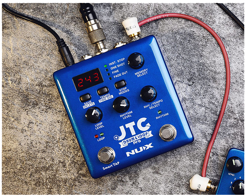NUX NXNDL5 Verdugo Series JTC Drum & Loop Pro Dual Switch Looper Pedal