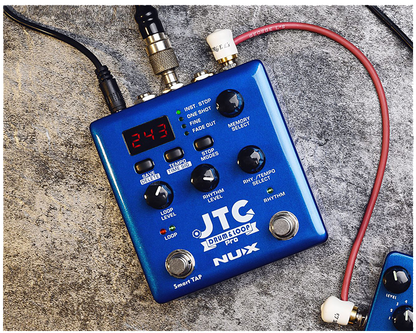 NUX NXNDL5 Verdugo Series JTC Drum & Loop Pro Dual Switch Looper Pedal