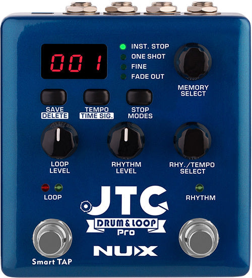 NUX NXNDL5 Verdugo Series JTC Drum & Loop Pro Dual Switch Looper Pedal