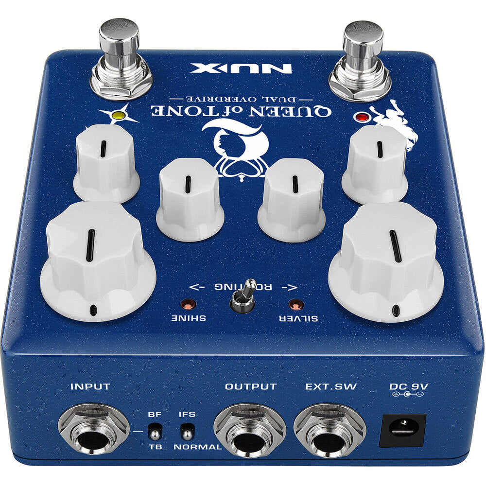 NUX NXNDO6 Verdugo Series Queen Of Tone Dual Overdrive Effects