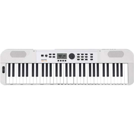 NUX NXNEK110 NEK-110 Portable 61-Note Keyboard in White