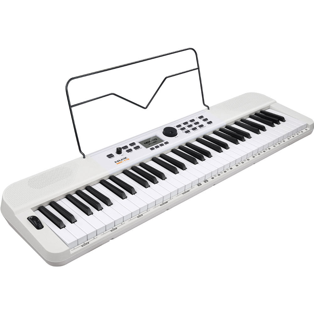 NUX NXNEK110 NEK-110 Portable 61-Note Keyboard in White