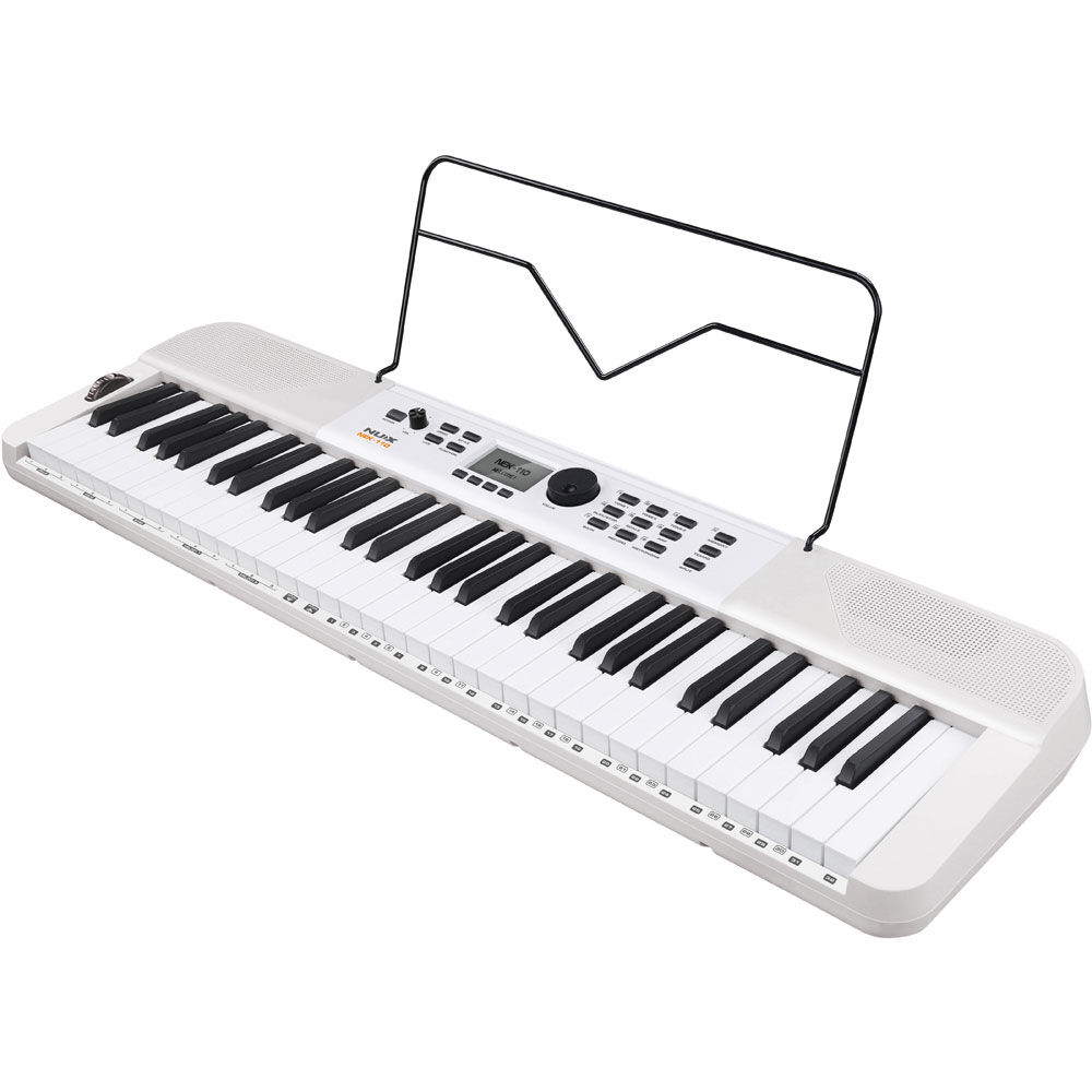 NUX NXNEK110 NEK-110 Portable 61-Note Keyboard in White