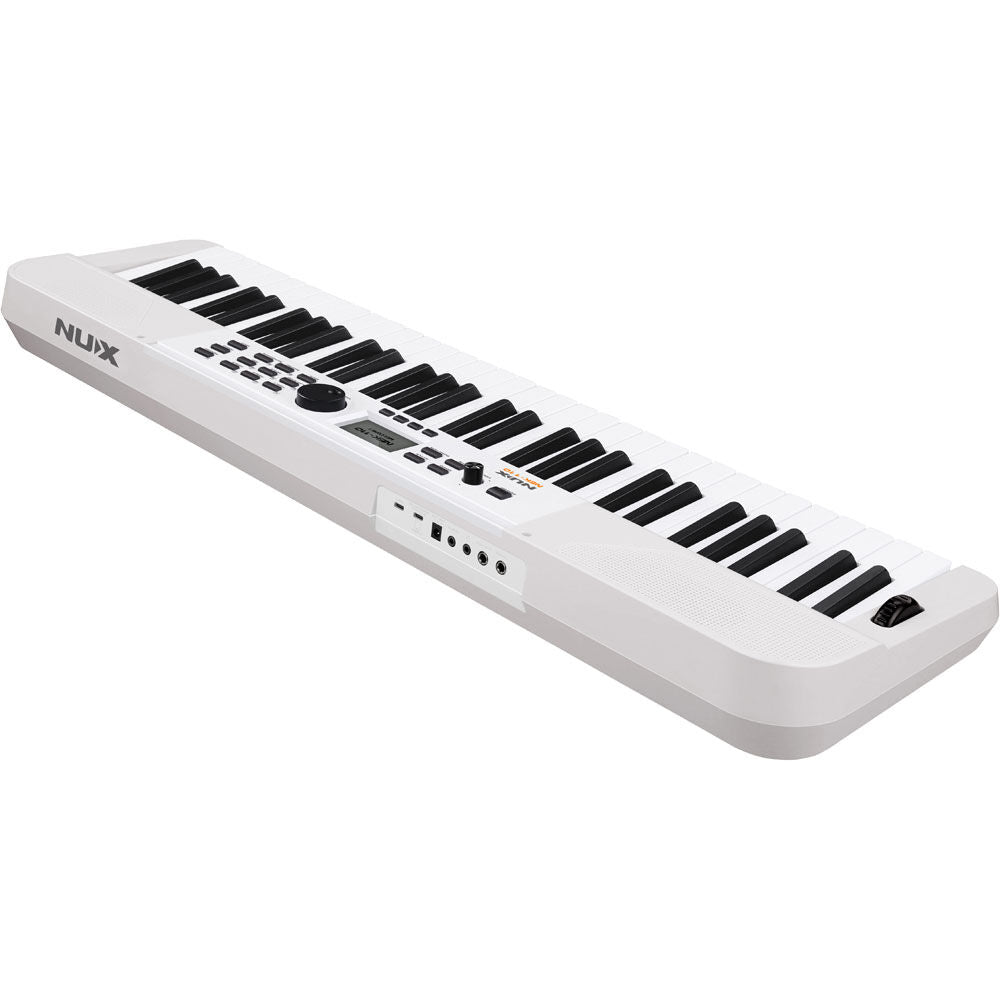 NUX NXNEK110 NEK-110 Portable 61-Note Keyboard in White