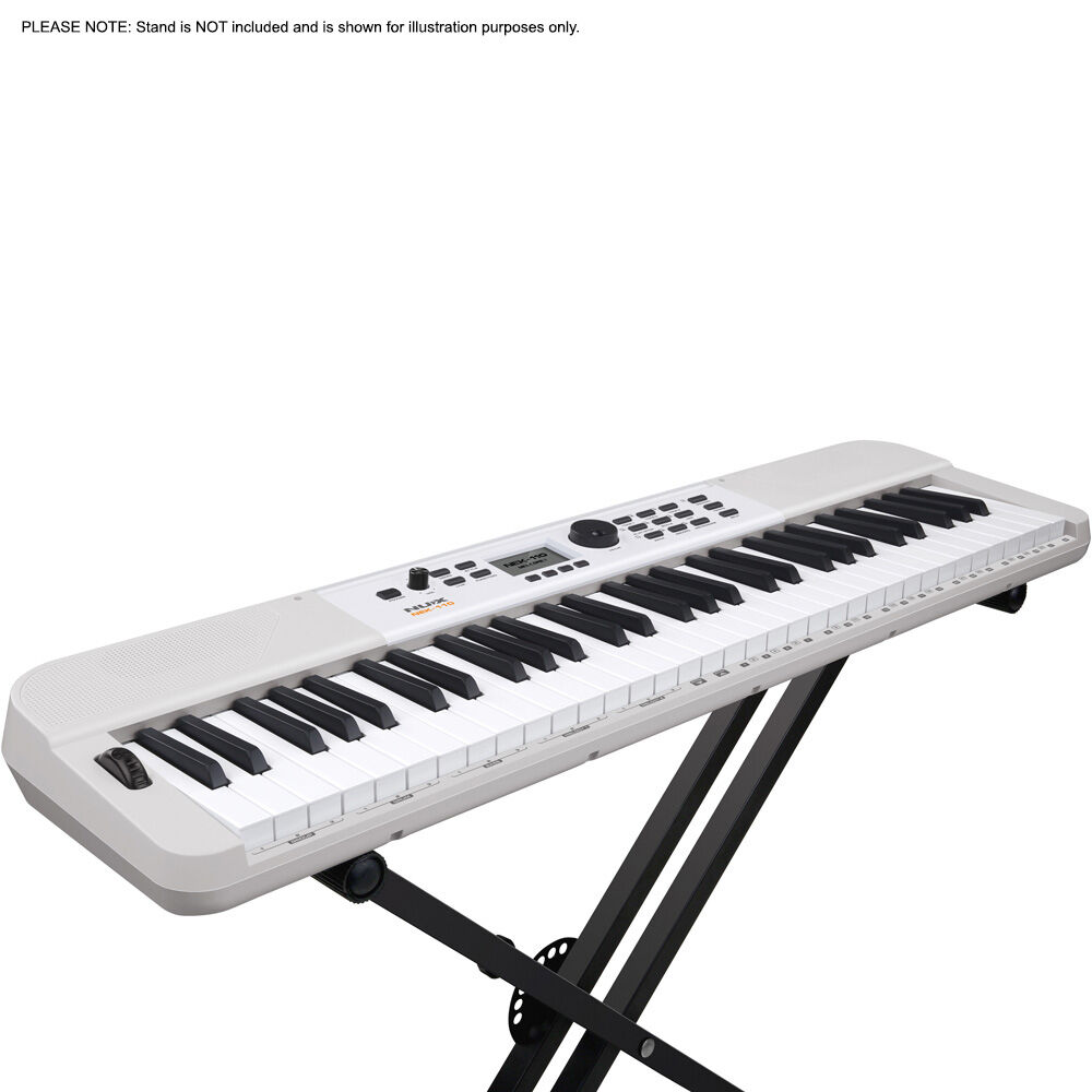 NUX NXNEK110 NEK-110 Portable 61-Note Keyboard in White