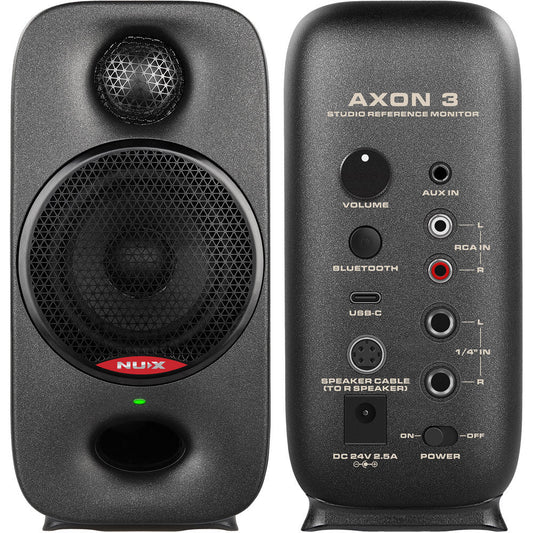 NUX NXNFM03 Axon 3 Studio Reference Monitor Speakers in Black (Pair)