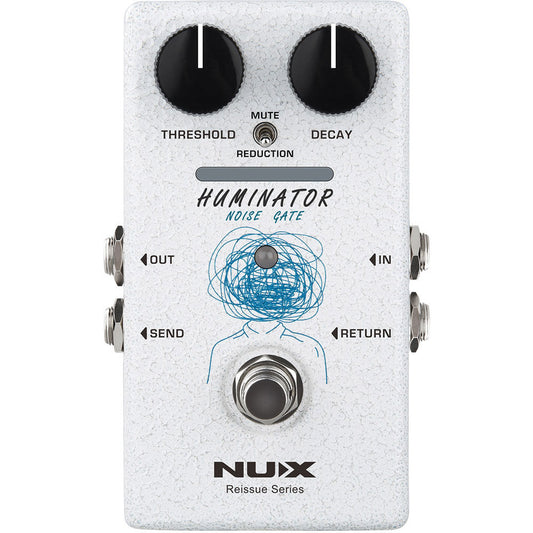 NUX NXNRN1 Reissue Series Huminator Analog Noise Reducer with Indicator Pedal