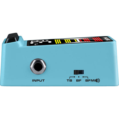 NUX NXNTU3V2SB Mini Core Series MKII "Flow Tune" Mini Tuner Pedal in Sky Blue