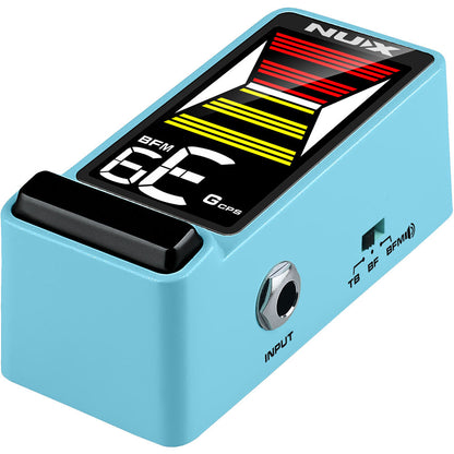 NUX NXNTU3V2SB Mini Core Series MKII "Flow Tune" Mini Tuner Pedal in Sky Blue