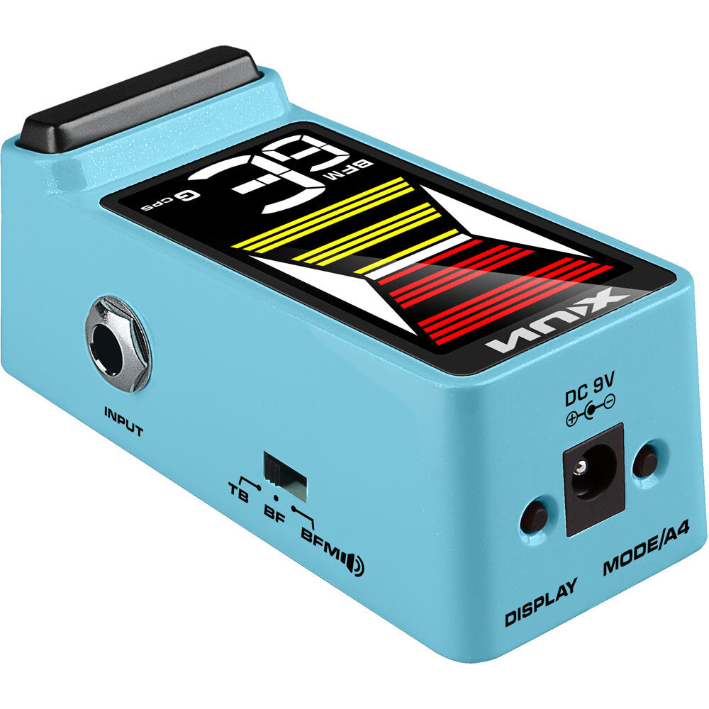 NUX NXNTU3V2SB Mini Core Series MKII "Flow Tune" Mini Tuner Pedal in Sky Blue